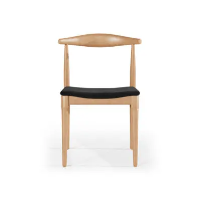 elbow-chair-leather-seat-beech-front