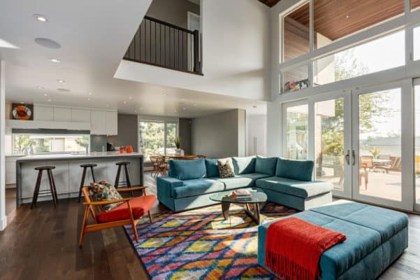 mid century modern living room | byBespoek