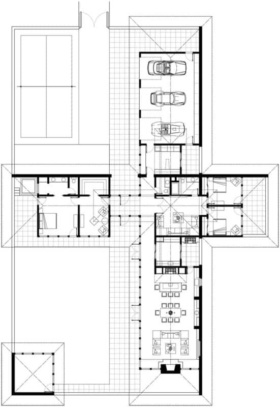 Mid Century Modern House Plans Ranch Floor Interiors | byBespoek