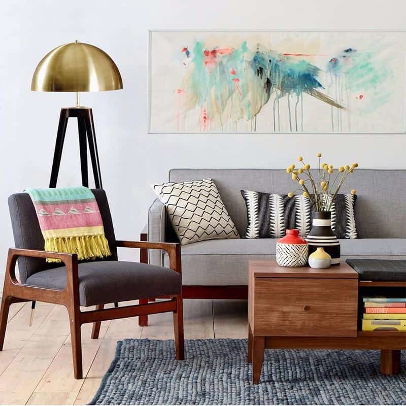 mid century pillows and throws | byBespoek