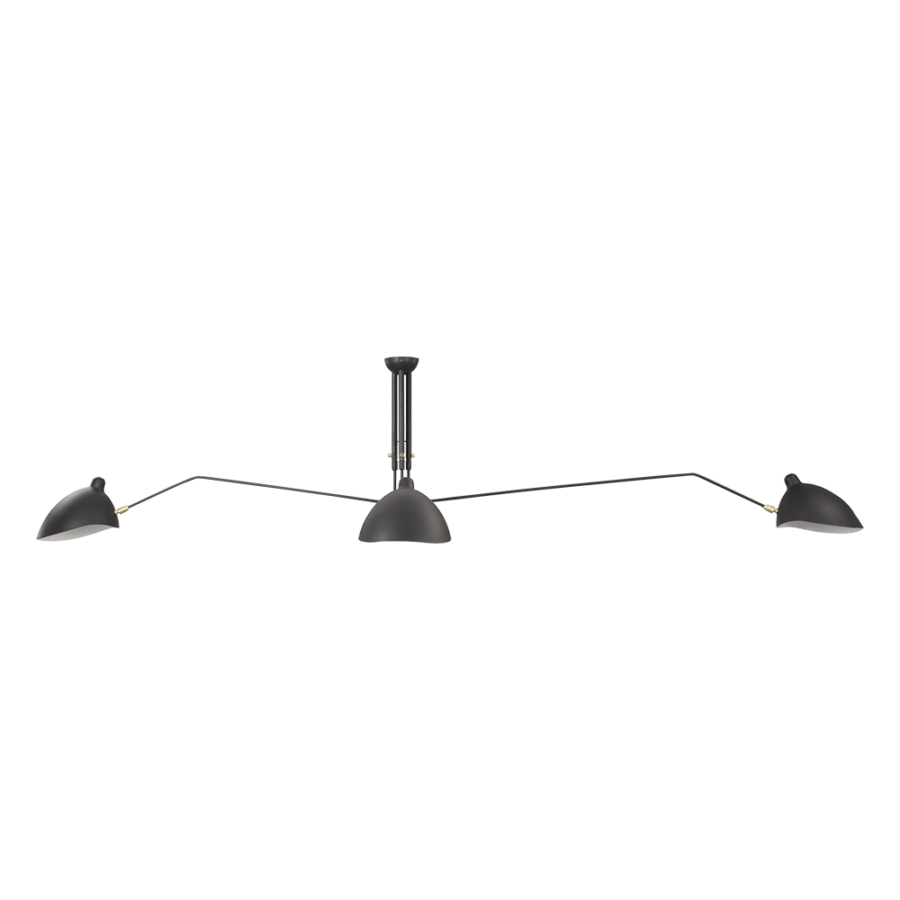mouille 3 arms ceiling lamp