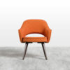 executive-dining-armchair-wooden-legs-orange-front-product