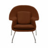 new-womb-chair-brown-front