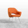 executive-dining-armchair-metal-legs-orange-angle-product
