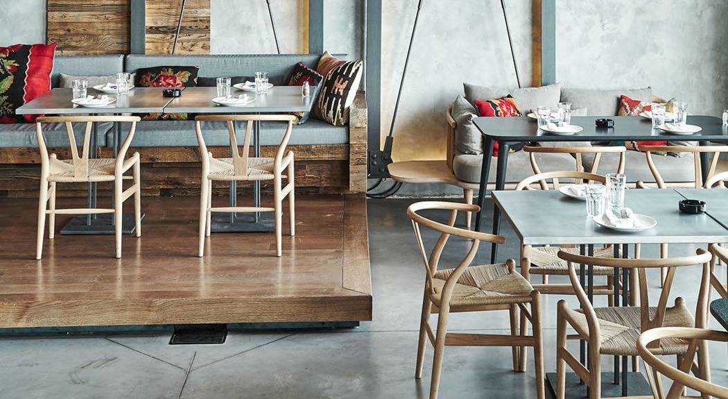 restaurant with y chairs - byBESPOEK