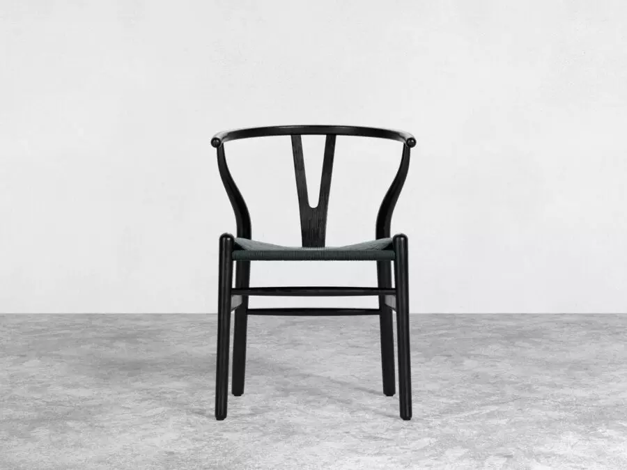 Danish-dining-chair-black-black-front