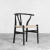 Danish-dining-chair-black-natural-angle