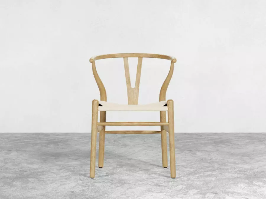 Danish-dining-chair-oak-natural-front