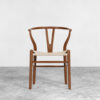 Danish-dining-chair-walnut-natural-front